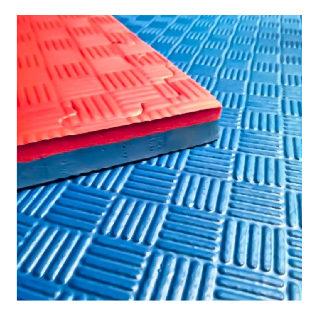 Pack 10 Plancha Tatami 100cm X 100cm X 2.5cm Rojo Y Azul-2