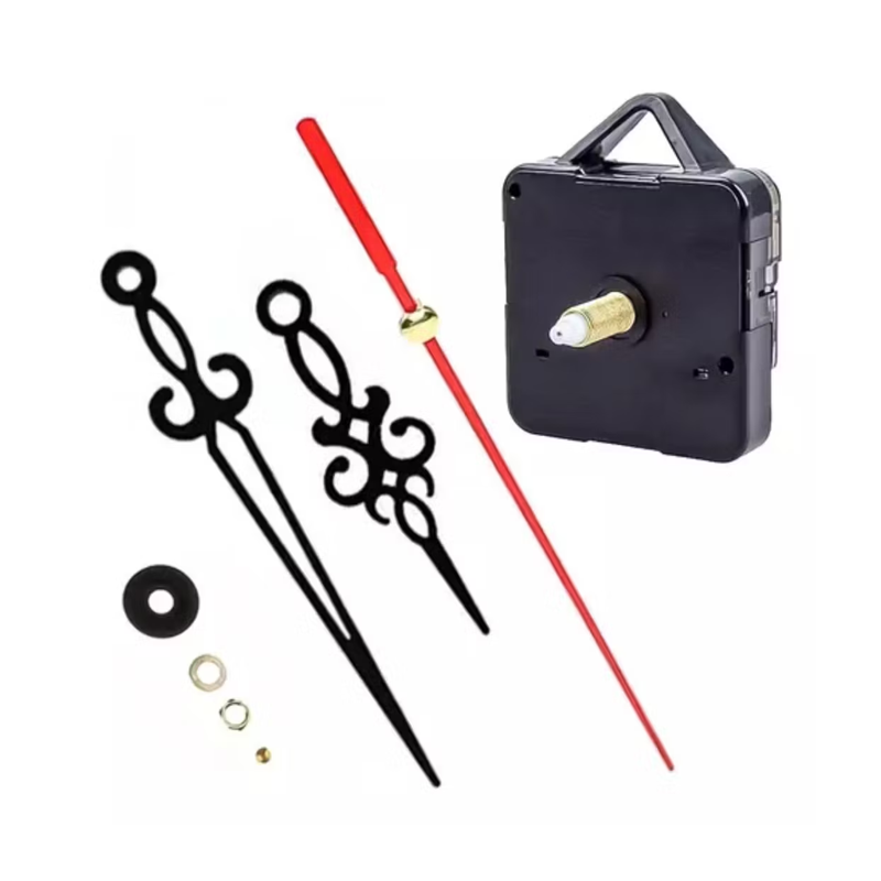 20 Mecanismo Reloj Modulo Mural 16mm Tribal Silencioso Agujas-1