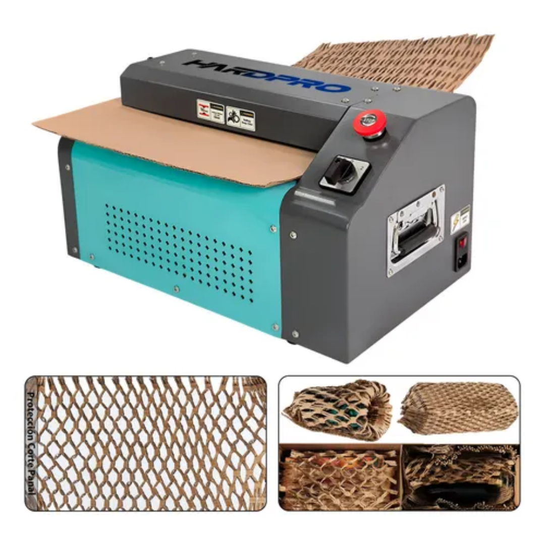 Maquina Trituradora De Cartón Para Relleno Y Embalaje 400w Turquesa-0