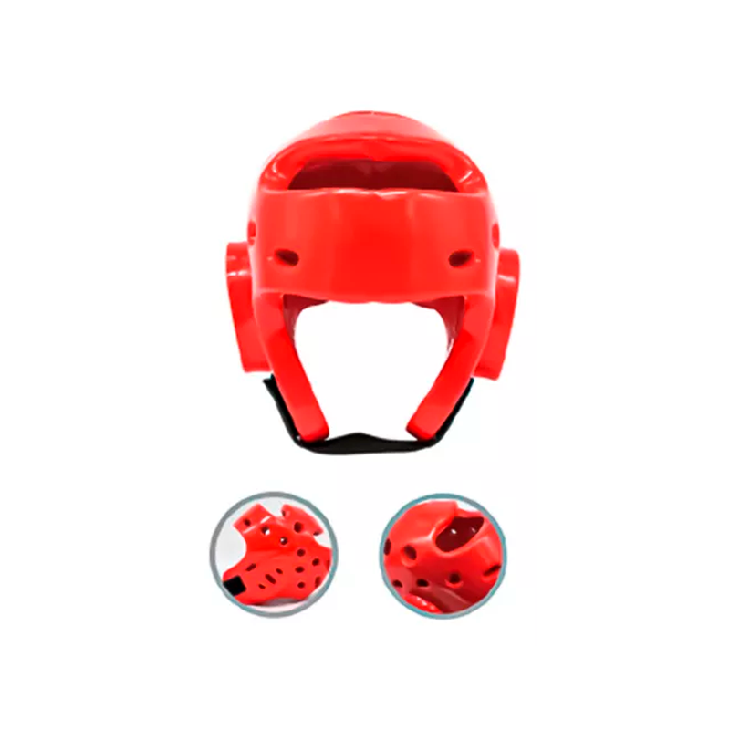 Cabezal Taekwondo Casco Rojo TM-1