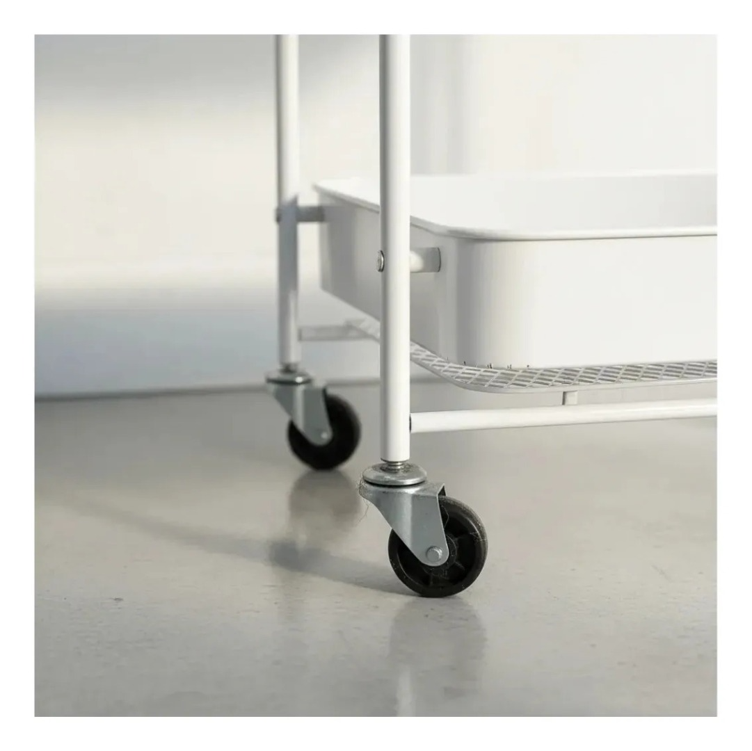 Carro Plegable Carrito Organizador Estante Con Rueda Multi-4