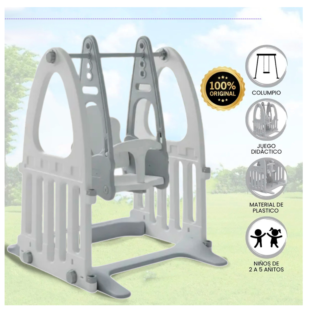 Columpio Bebe Ajustable De 4 Niveles Altura Juegos Niños-3