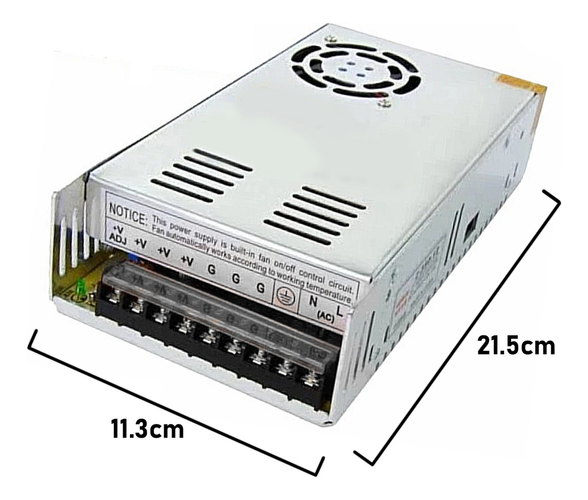 Fuente Poder 12v 50a 600w Transformador 220v Camaras Cinta-1