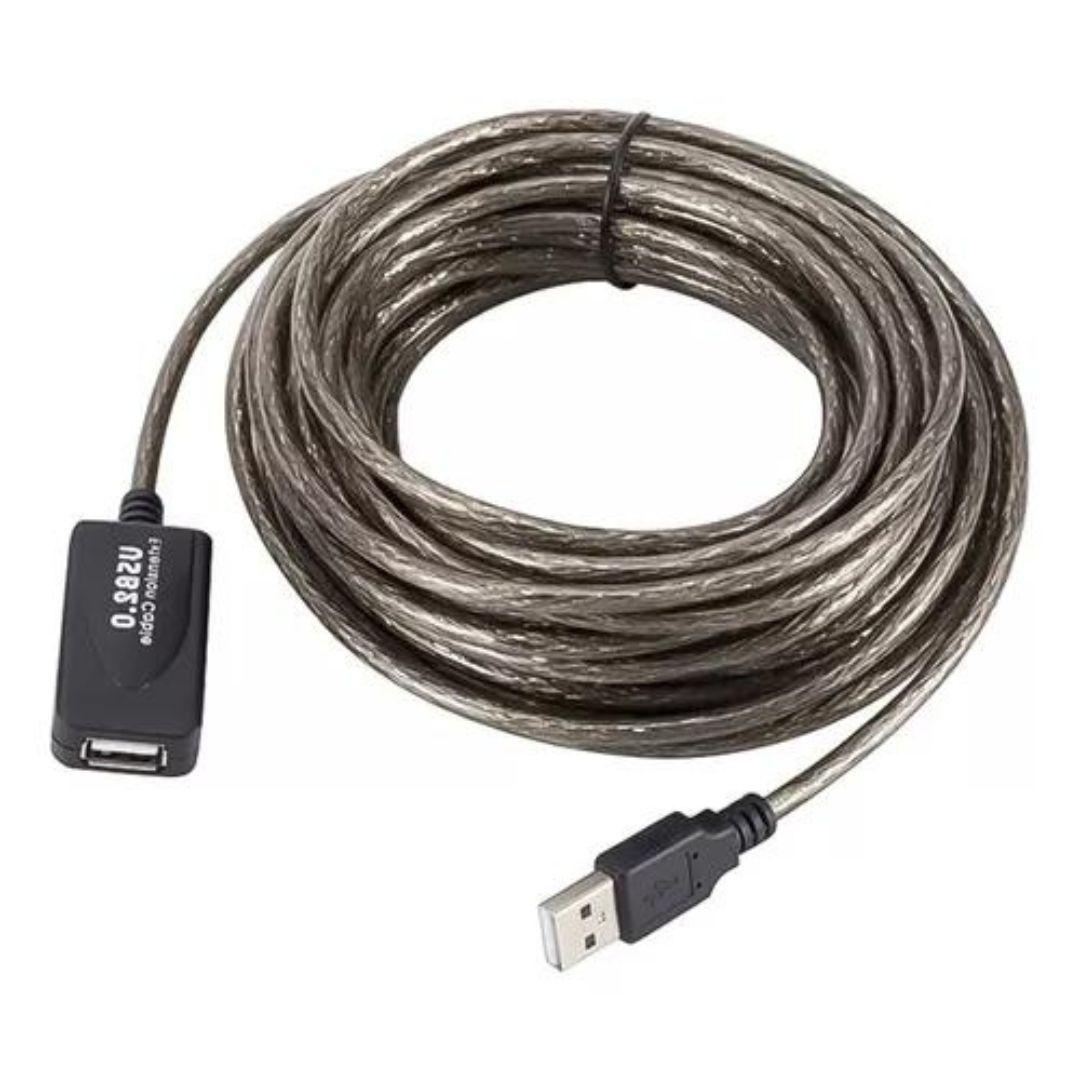 Cable Usb 5 Metros Extension Activo Macho A Usb Hembra 2.0-1