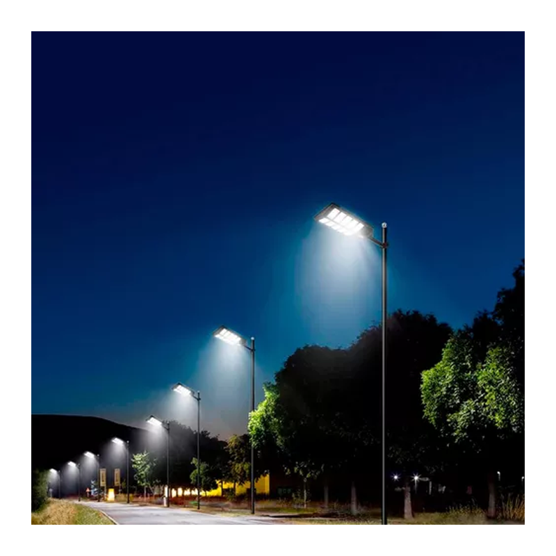 3 Foco Poste Solar Led 1200w Ip67 Exterior Alta Potencia C/r-2