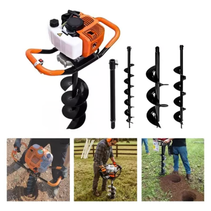 Ahoyador Barreno Con 3 Brocas Profesional Japon 63cc-0