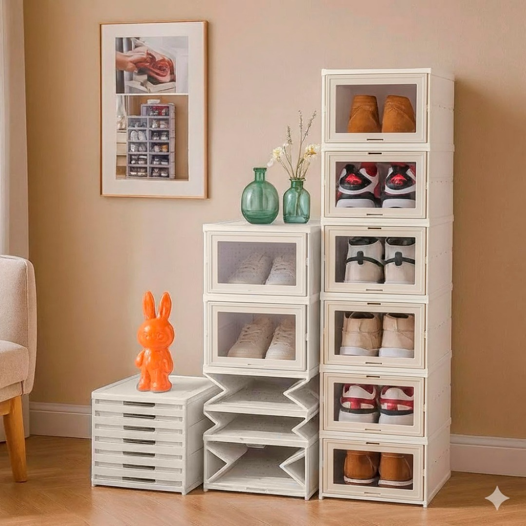 Mueble Zapatero Plegable Organizador 6 Niveles Zapato-0