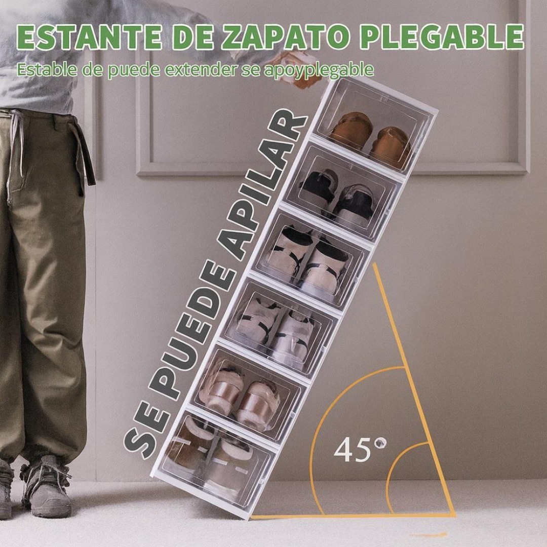 Mueble Zapatero Plegable Organizador 6 Niveles Zapato-2