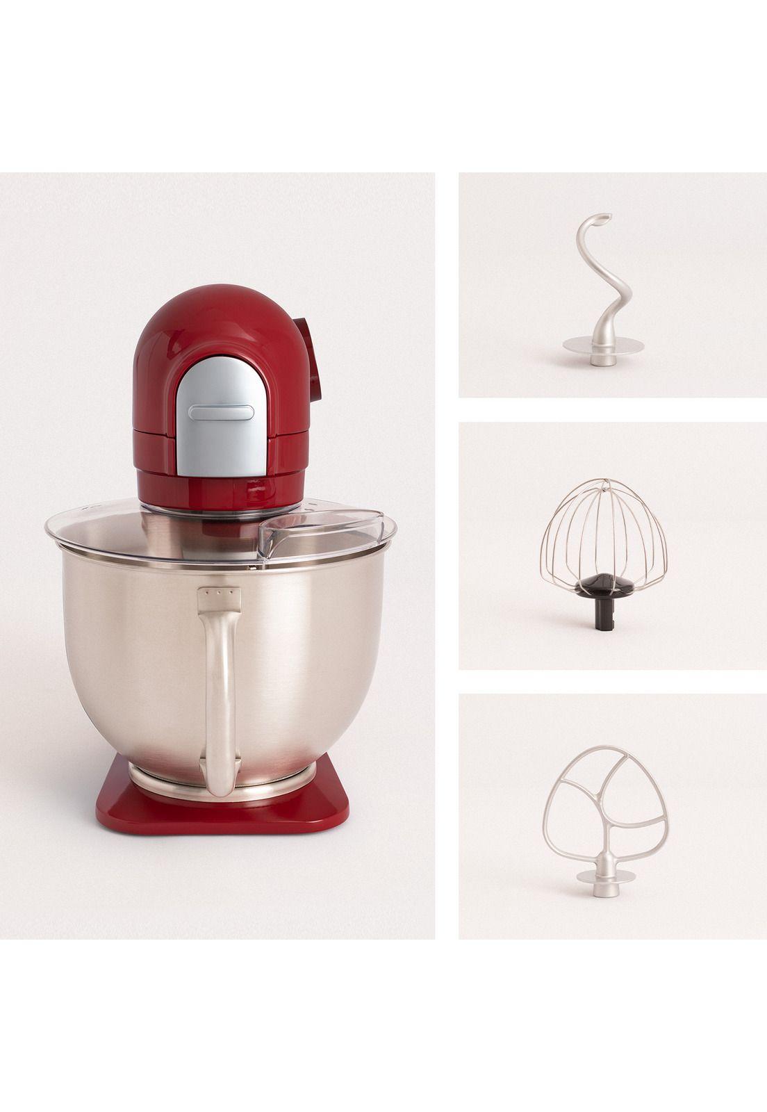 BATIDORA DE PEDESTAL DOWNMIX RETRO ROJA CREATE IKOHS-2