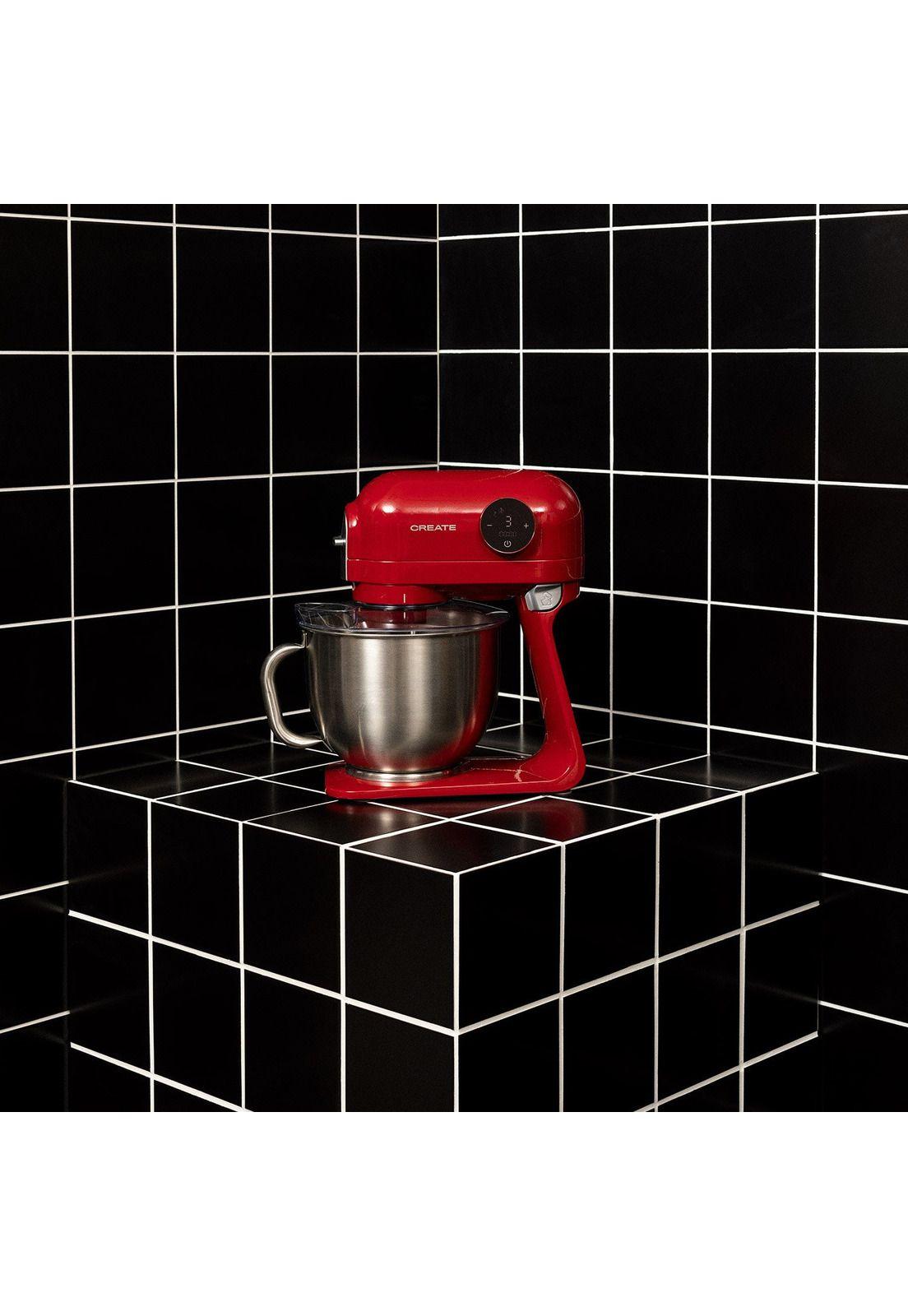 BATIDORA DE PEDESTAL DOWNMIX RETRO ROJA CREATE IKOHS-9