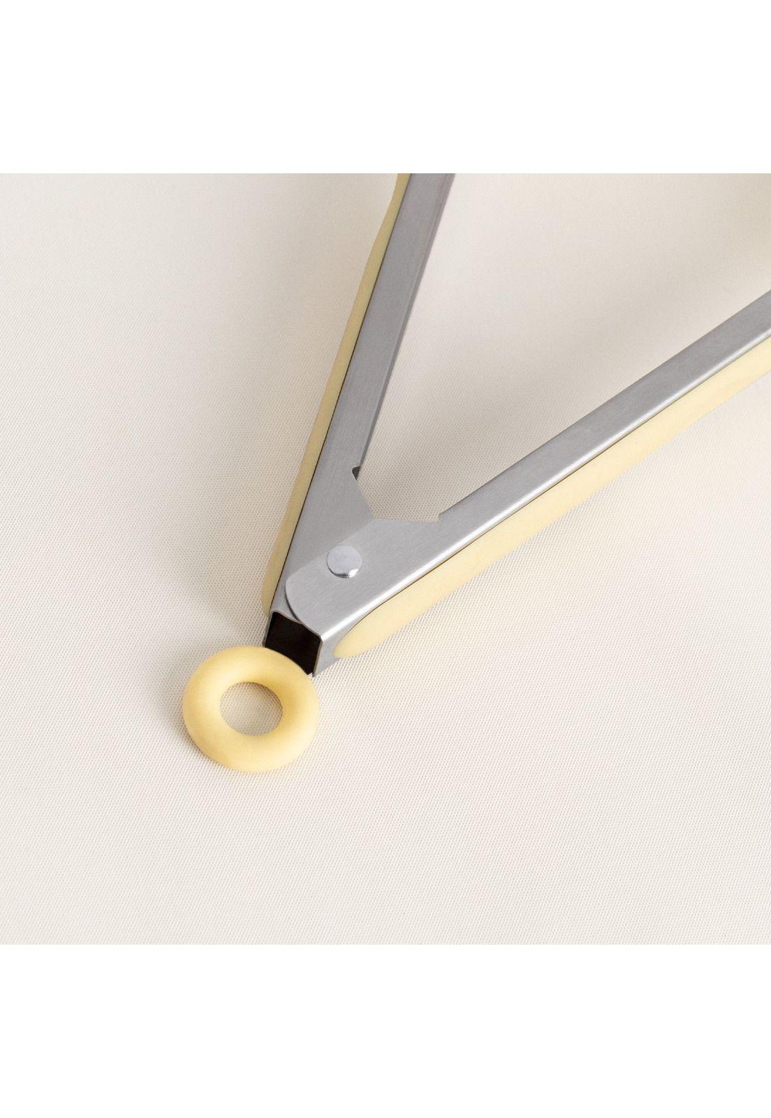SET DE UTENSILIOS SILICONA MADERA PARA COCINA AMARILLA CREATE IKOHS-4