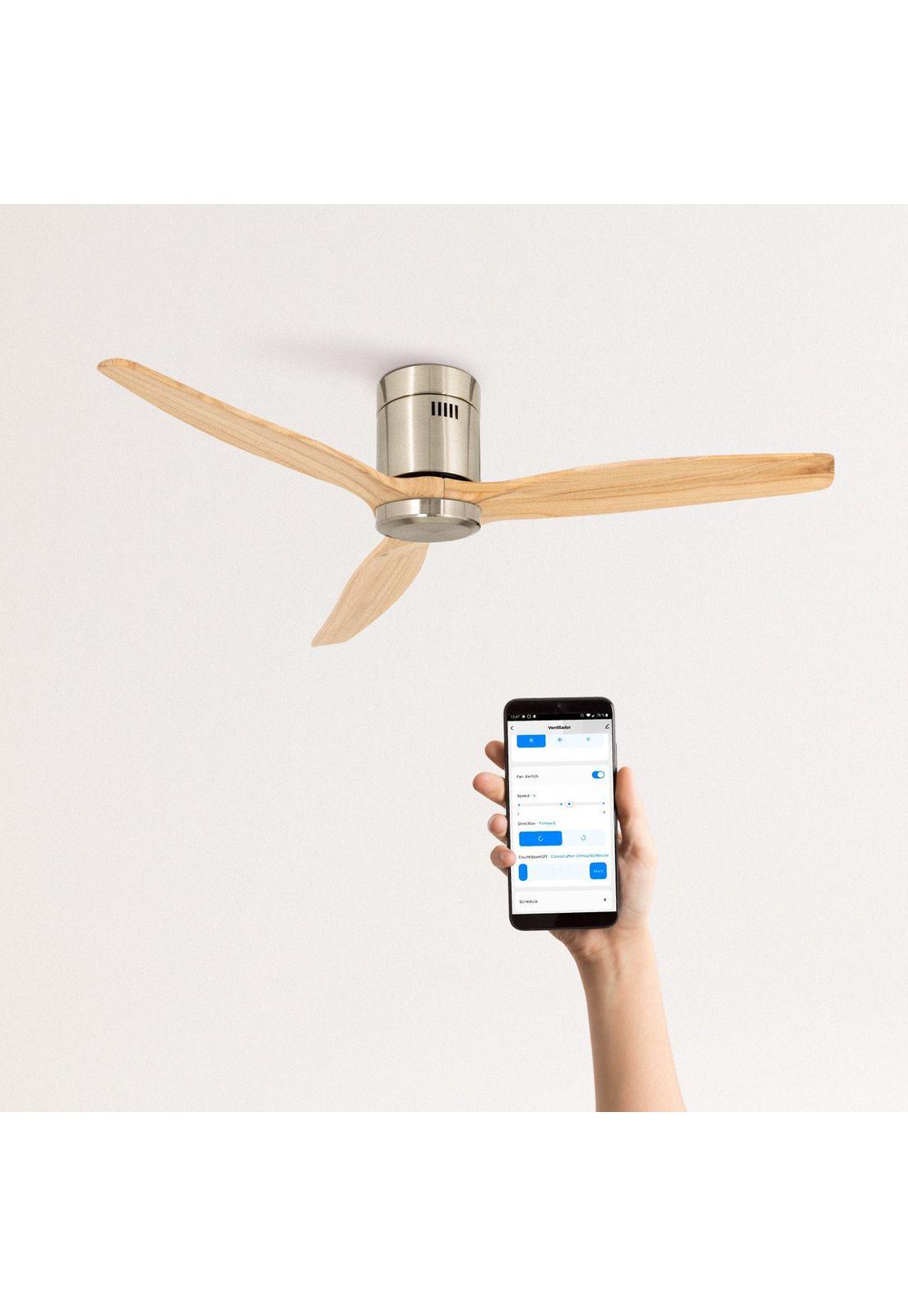 VENTILADOR DE TECHO WINDCALM DC WIFI STYLANCE NICKEL CREATE IKOHS-0