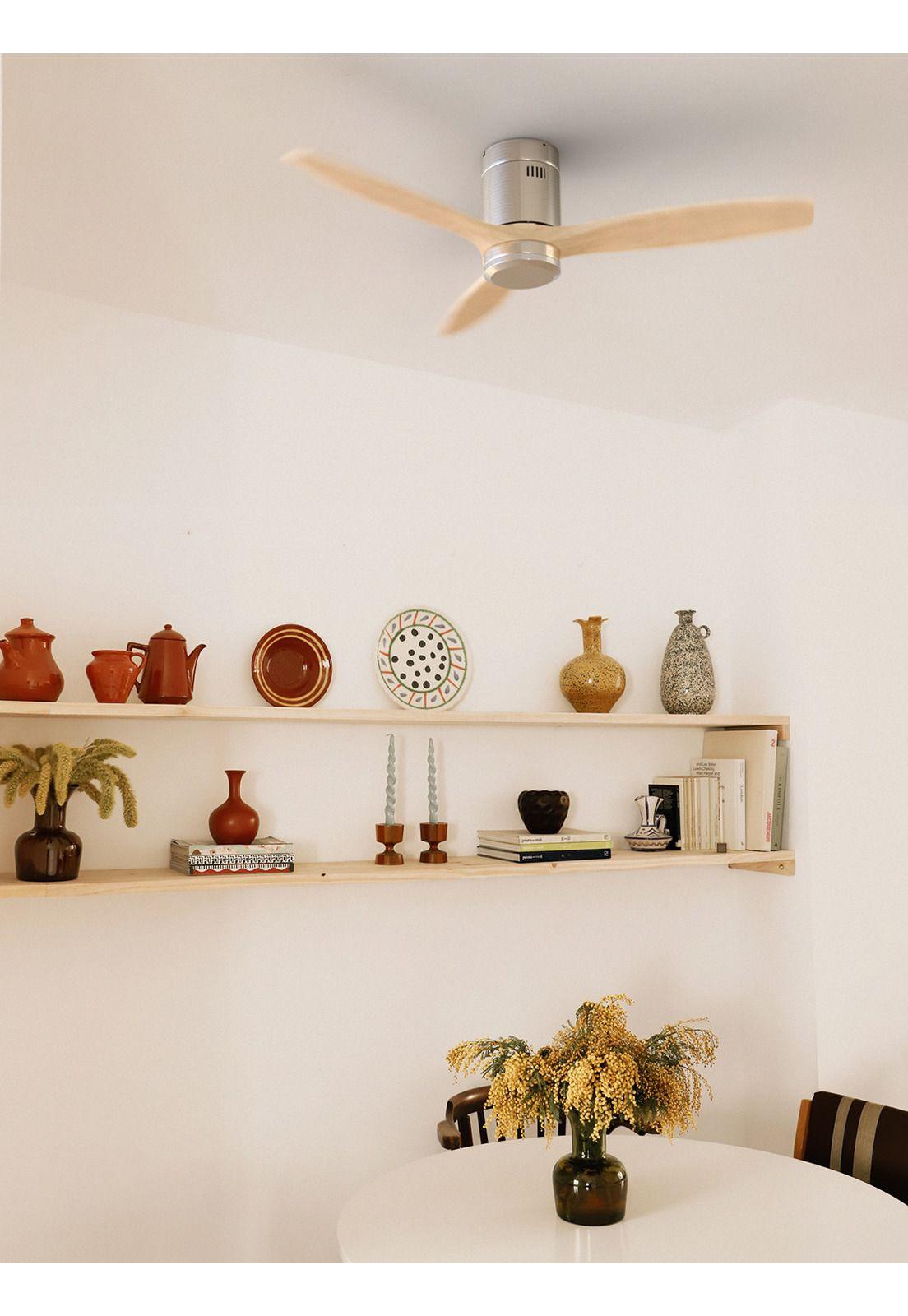 VENTILADOR DE TECHO WINDCALM DC WIFI STYLANCE NICKEL CREATE IKOHS-2