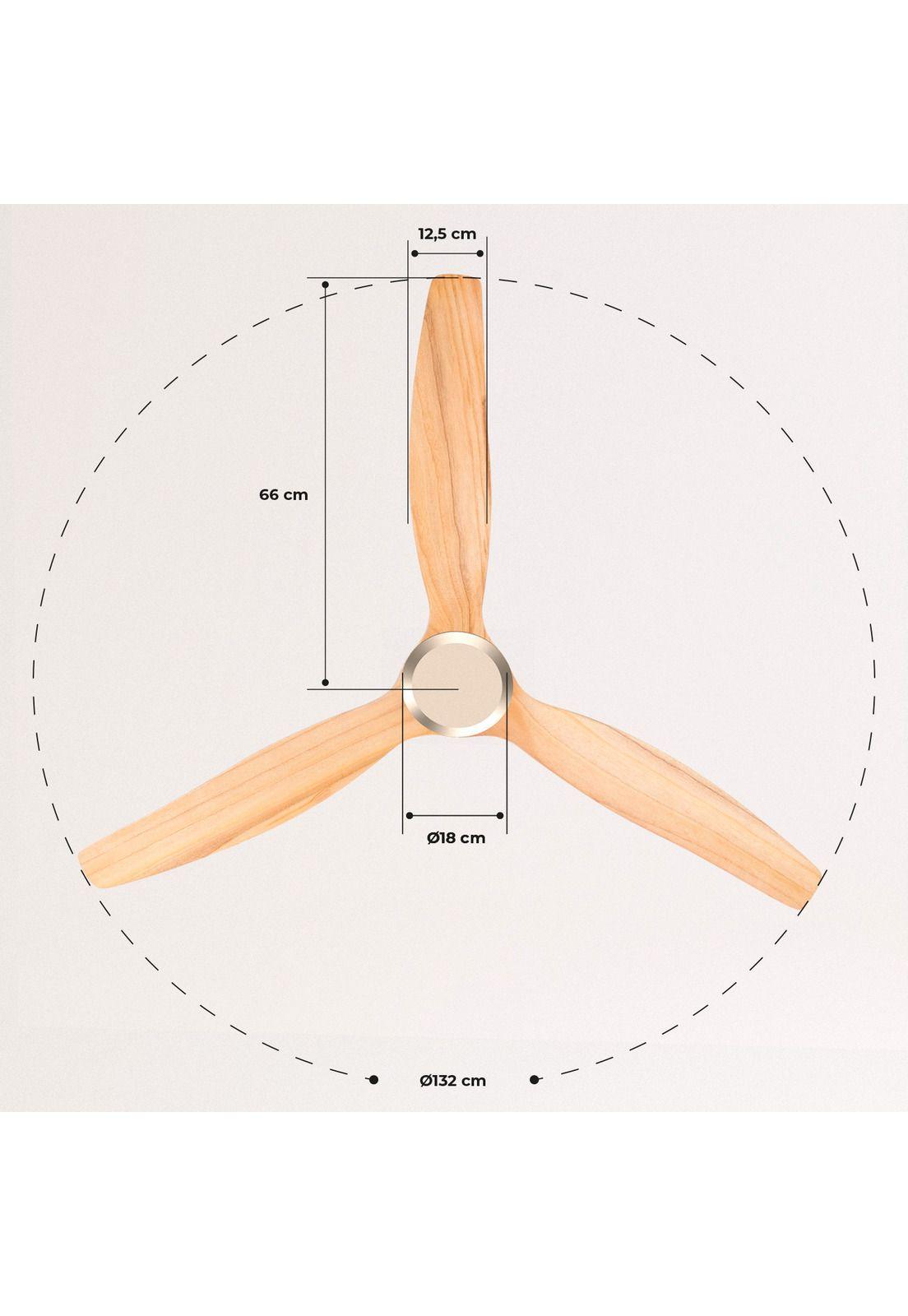 VENTILADOR DE TECHO WINDCALM DC WIFI STYLANCE NICKEL CREATE IKOHS-6