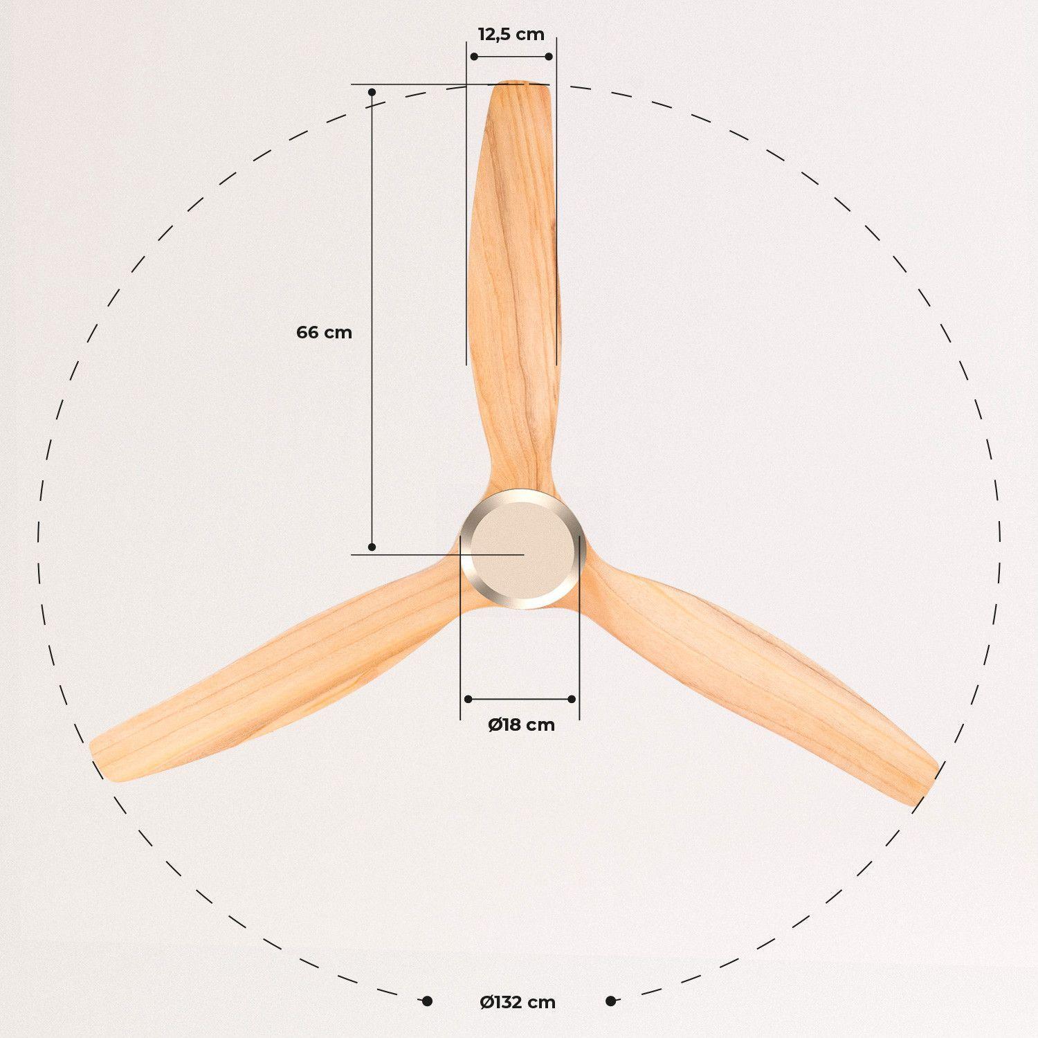 VENTILADOR DE TECHO WINDCALM DC RF STYLANCE NICKEL CREATE IKOHS-6