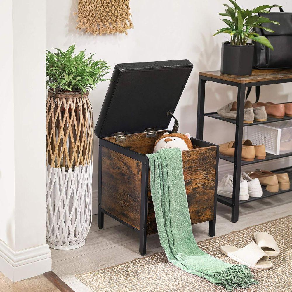 Mueble Zapatero Baúl Organizador Eco Cuero Vannala-1