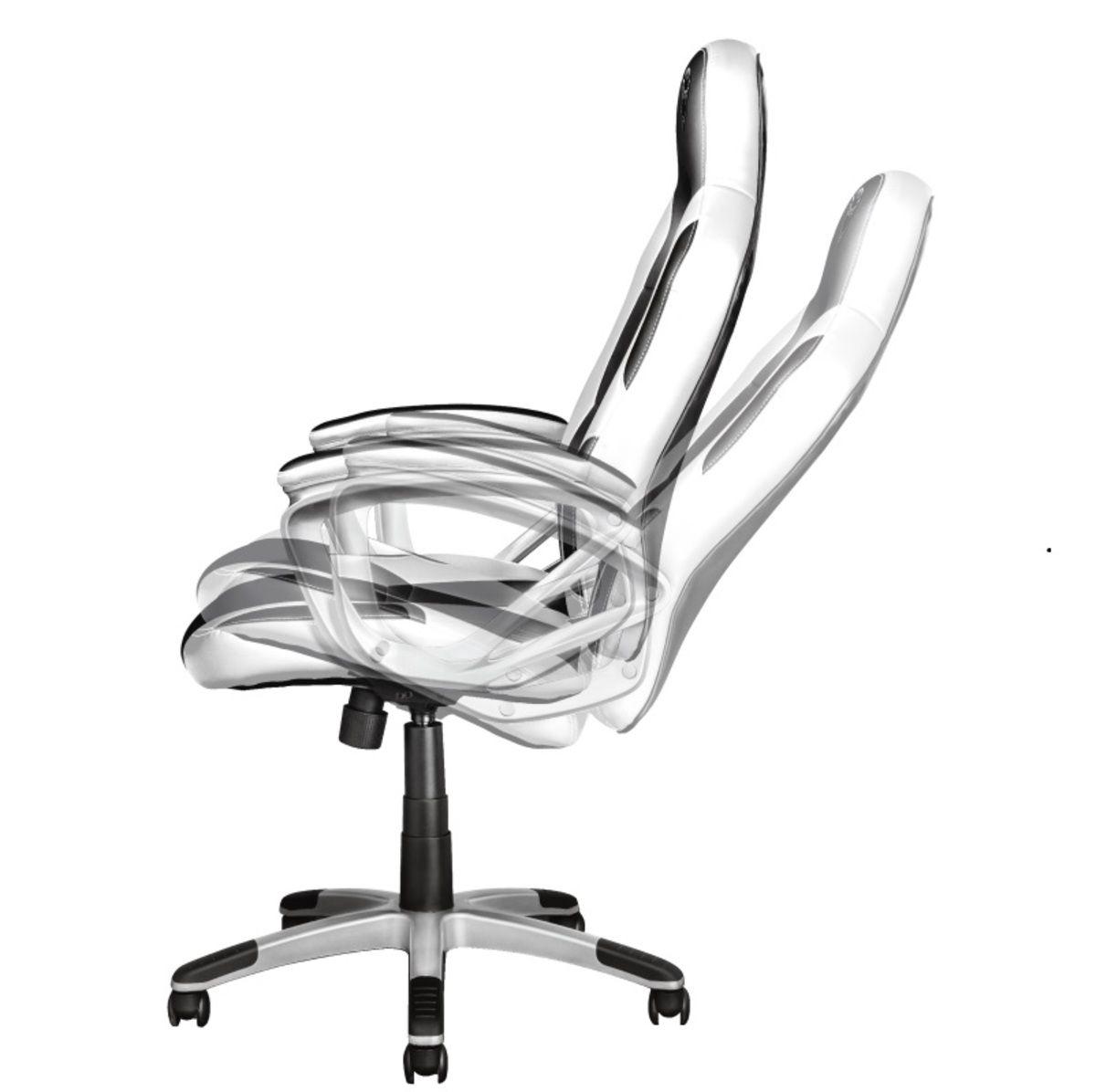 Silla Gamer Trust Ryon GXT 705W Blanca-4