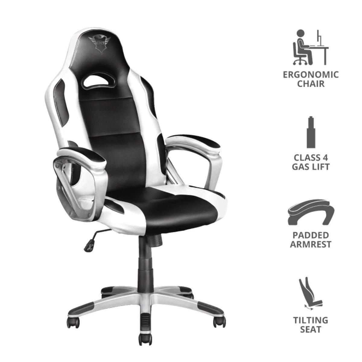 Silla Gamer Trust Ryon GXT 705W Blanca-7