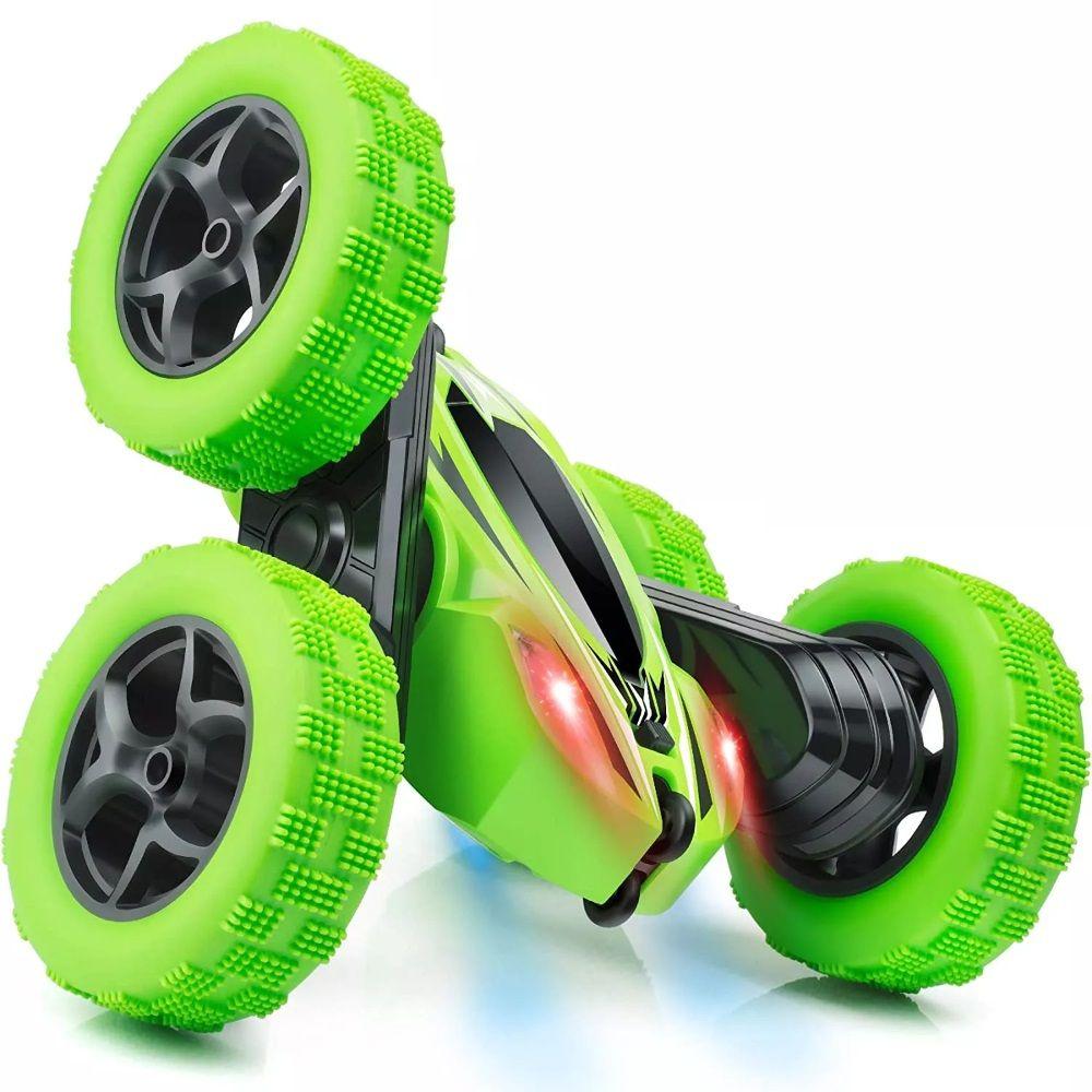 Auto control remoto Acrobatico con giro 360 grados Verde-3