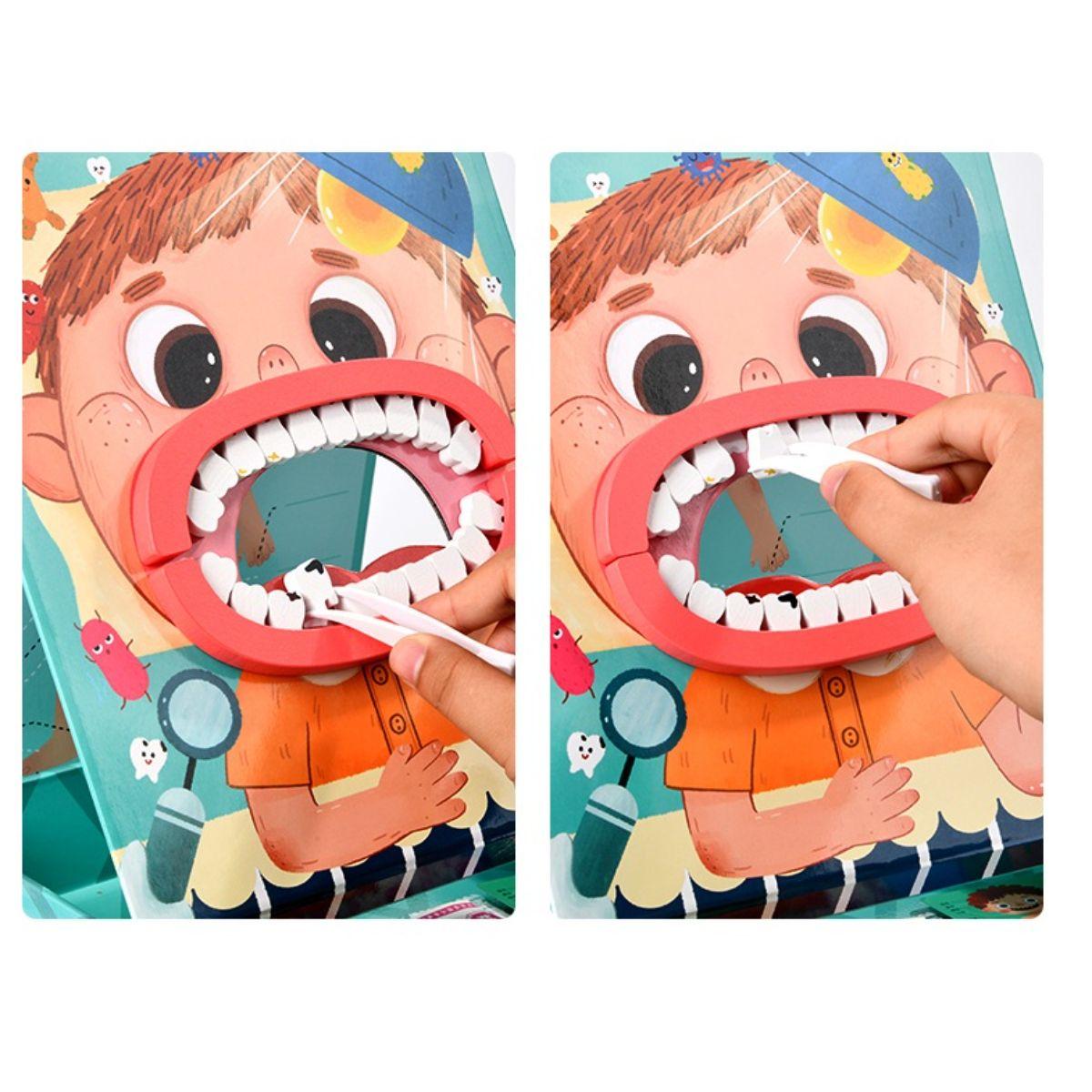 Maleta Juegos Doctor Dentista con Accesorios Juguete Madera-3