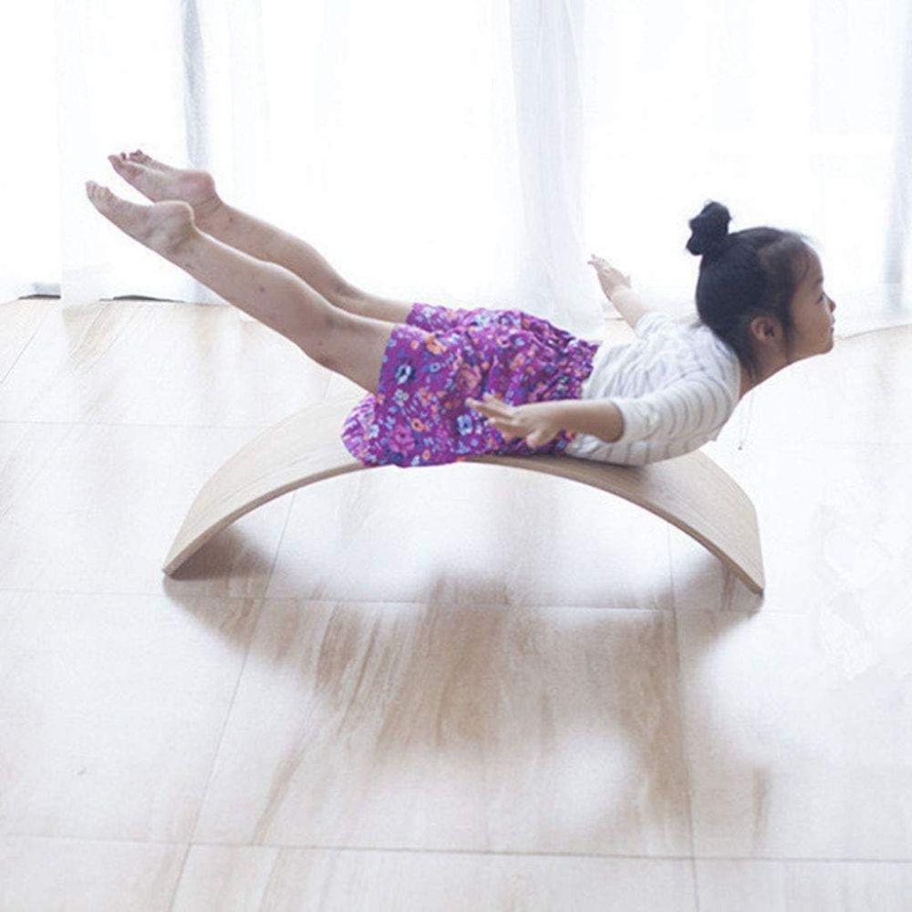 Tabla de Equilibrio de Madera Para Niños Juguete Montessori-5
