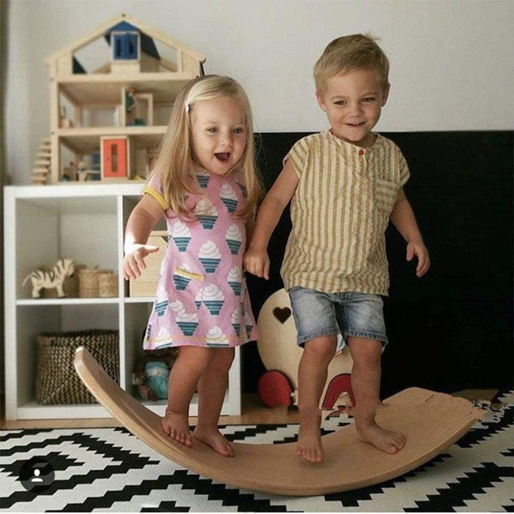 Tabla de Equilibrio de Madera Para Niños Juguete Montessori-6