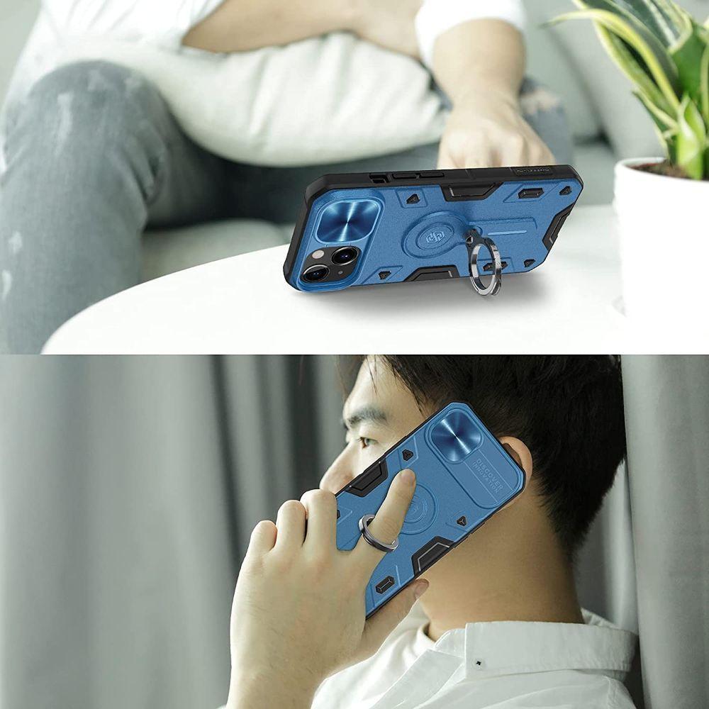 Carcasa Antishock Armor Azul + Lámina Compatible iPhone 13-7