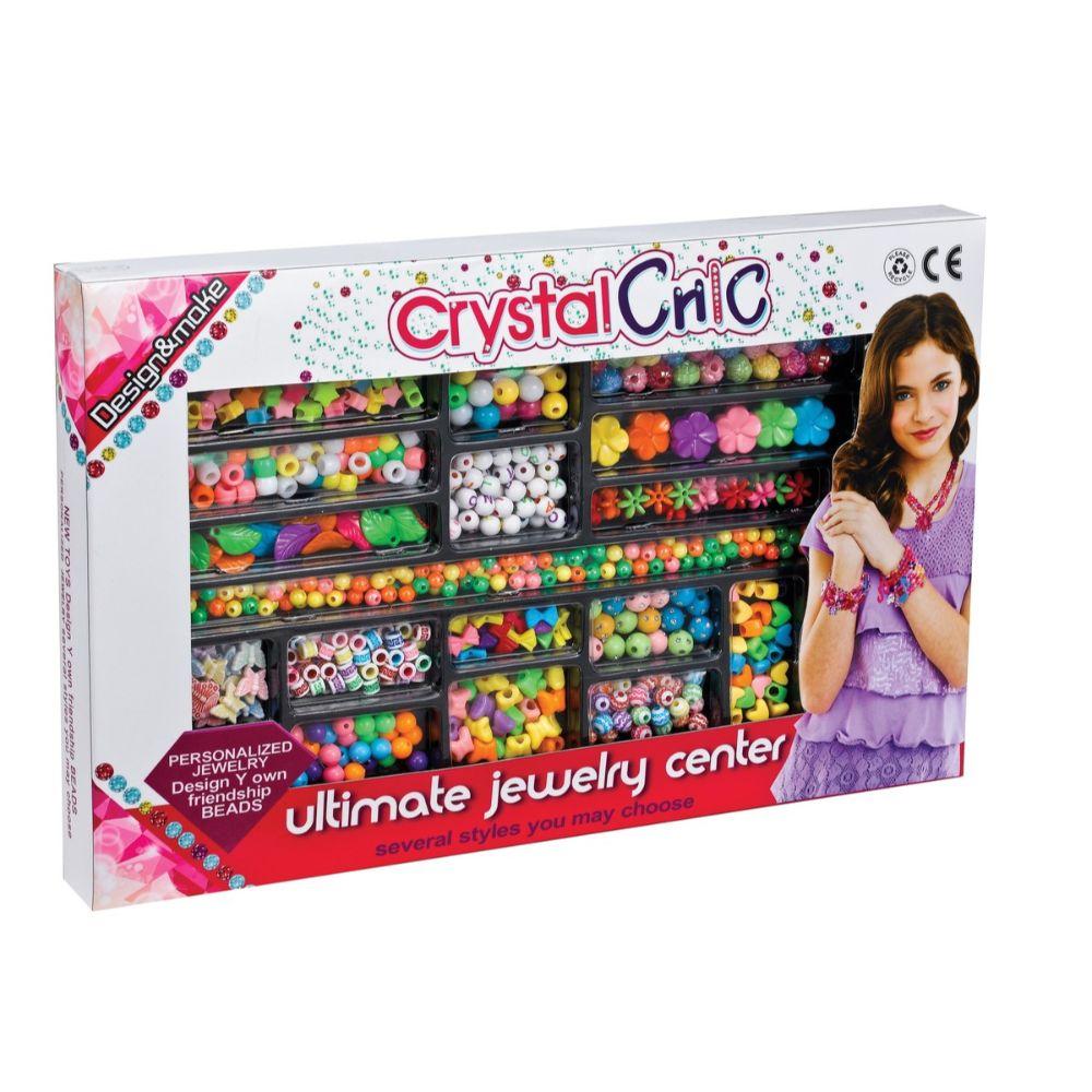 Set de Mostacillas y Cristales DIY Pulseras y Collares-0