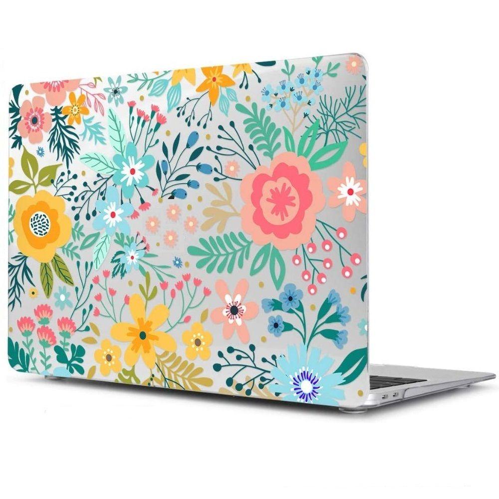 Carcasa para MacBook Air 13" A1466 Flores Multicolor-0