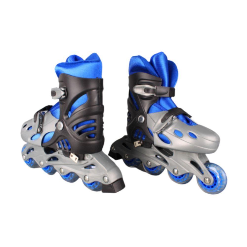 Patines Rollers Linea Casco/Rodilleras Azul 39-42 Spacezat-2