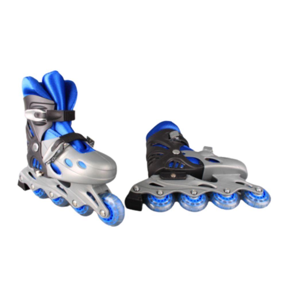 Patines Rollers Linea Casco/Rodilleras Azul 39-42 Spacezat-3