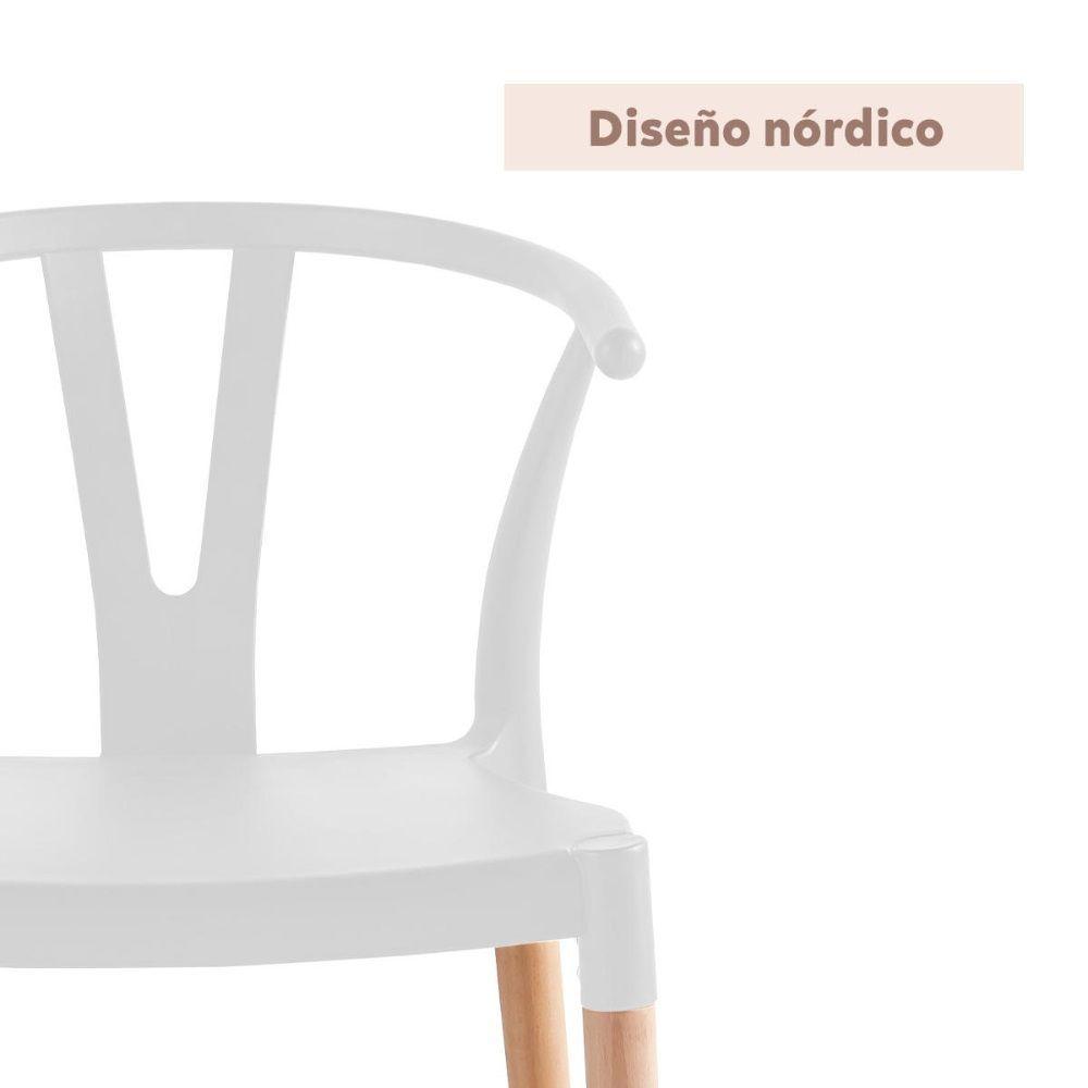 Silla Wishbone Blanca-3