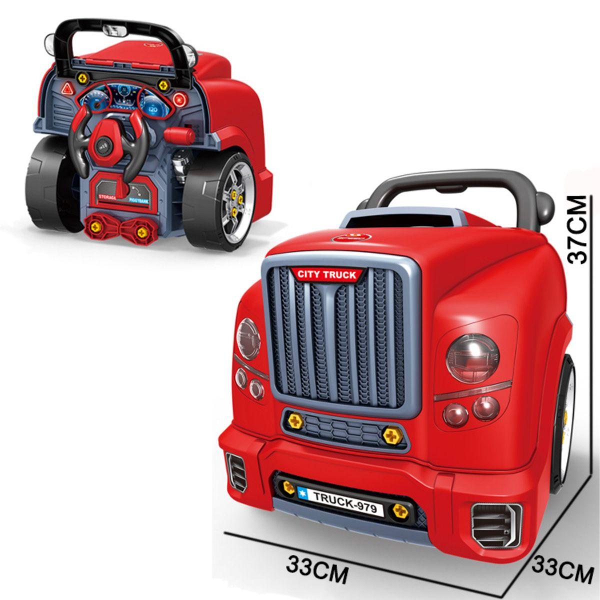 Camión de Juguete Simulación Taller Mecánico 61 piezas-3