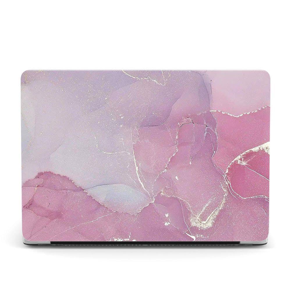Carcasa Protector Compatible con MacBook Air 13 Pink Marble-5