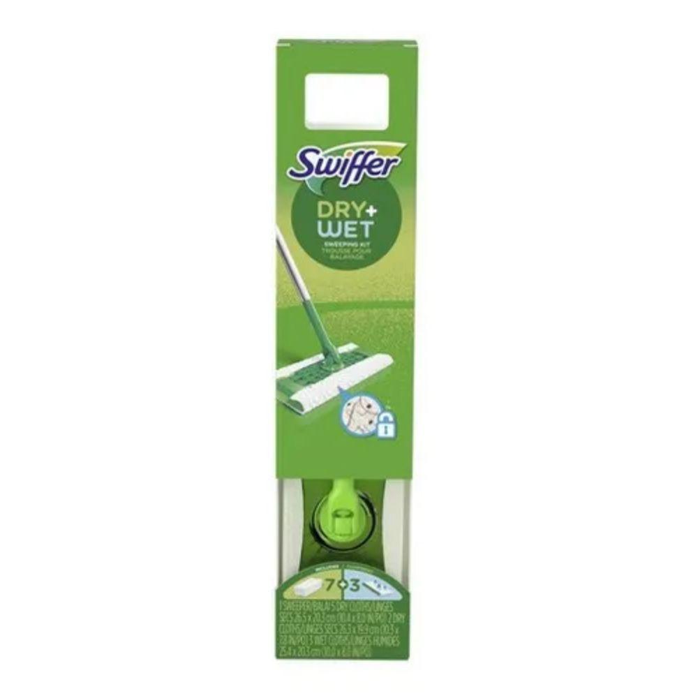 Kit Limpieza 1 Mopa y 10 Paños Traperos de Recarga Swiffer-1