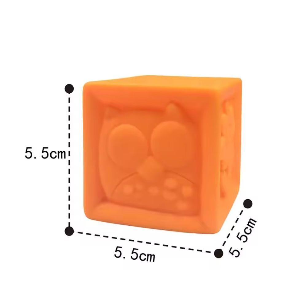 Set de 12 Cubos de Silicona Didácticos Juguete Montessori-2