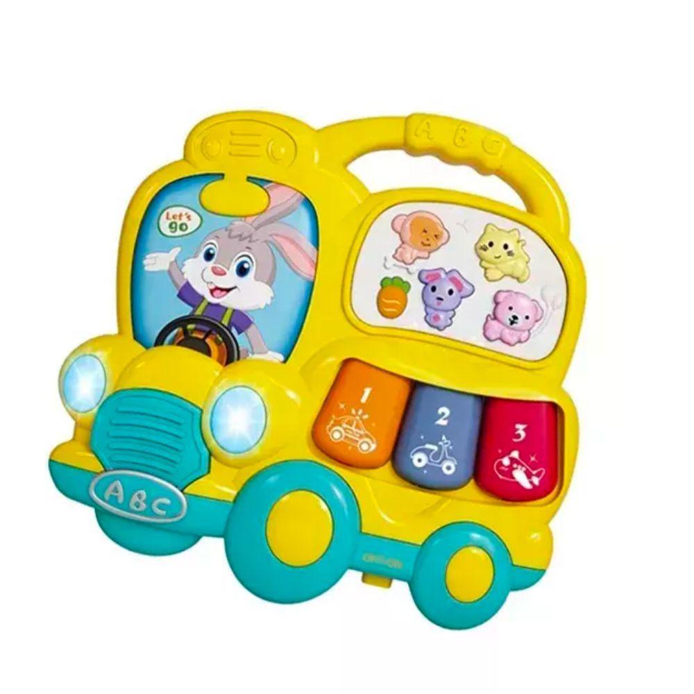 Juguete Interactivo de Volante con Llaves y Autito Sonidos-0