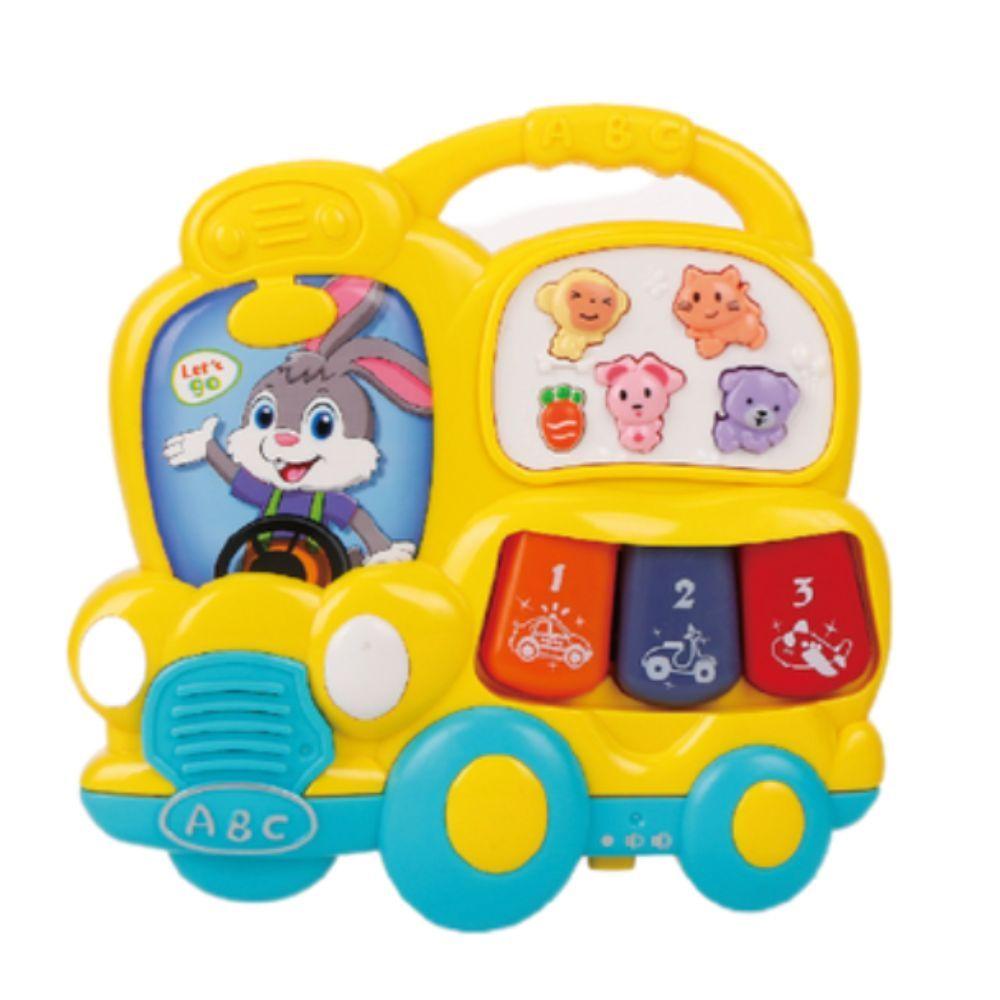 Juguete Interactivo de Volante con Llaves y Autito Sonidos-1