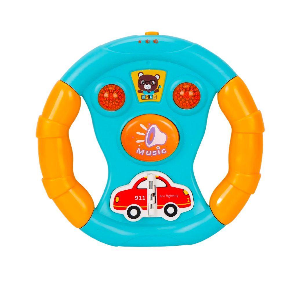 Juguete Interactivo de Volante con Llaves y Autito Sonidos-3