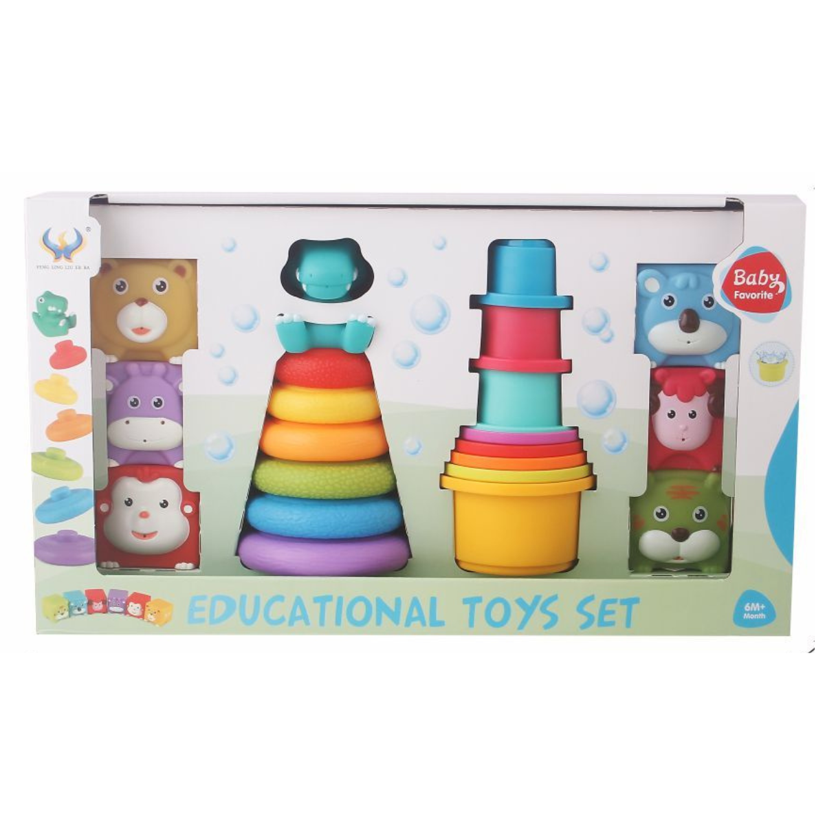 Set de Juguetes Apilables para Bebes-2