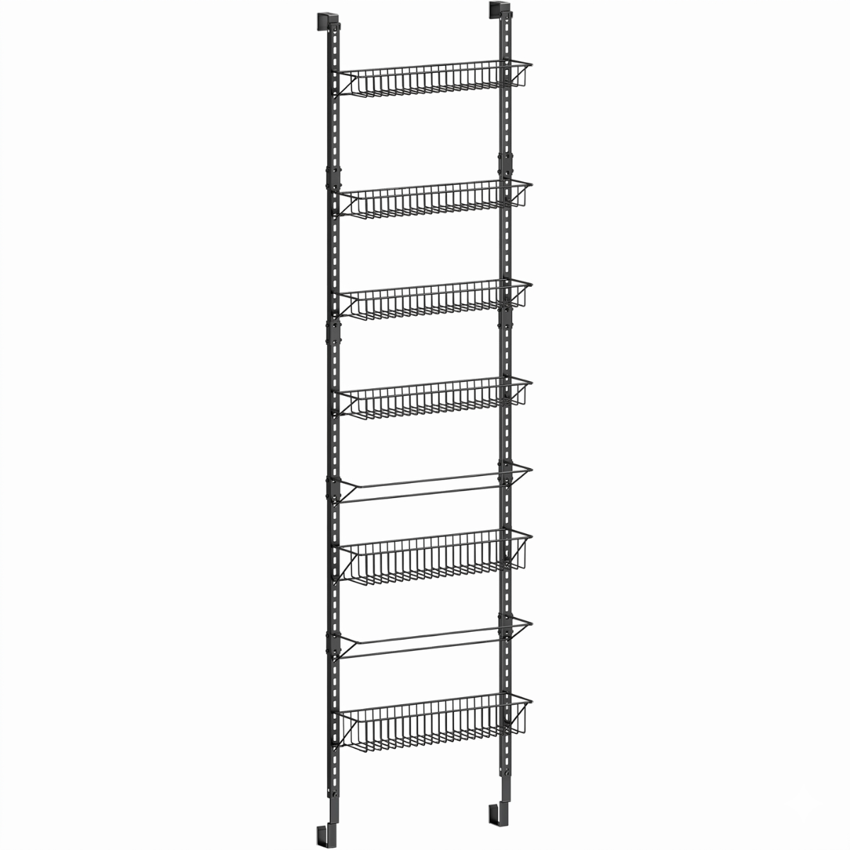 Organizador Cocina Ajustable Puerta 6 Niveles Negro Balsta-0