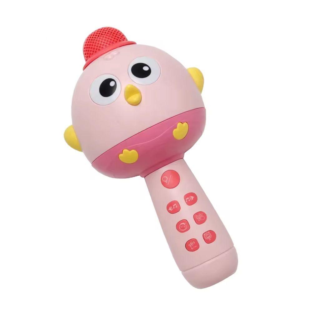 Microfono Karaoke con Bluethooth Incluye USB Rosado-1