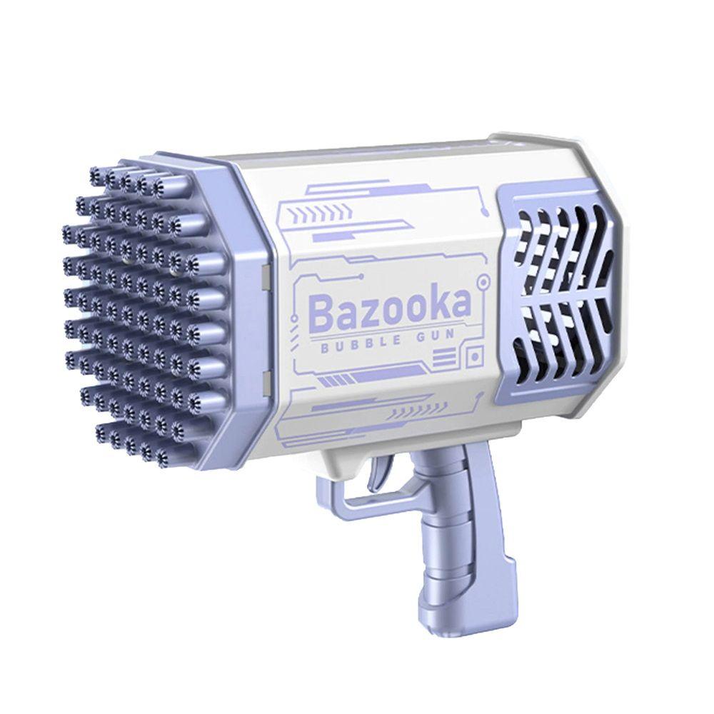 Pistola Bazooka Lanza Burbujas Multicolor Morada Spacezat-0