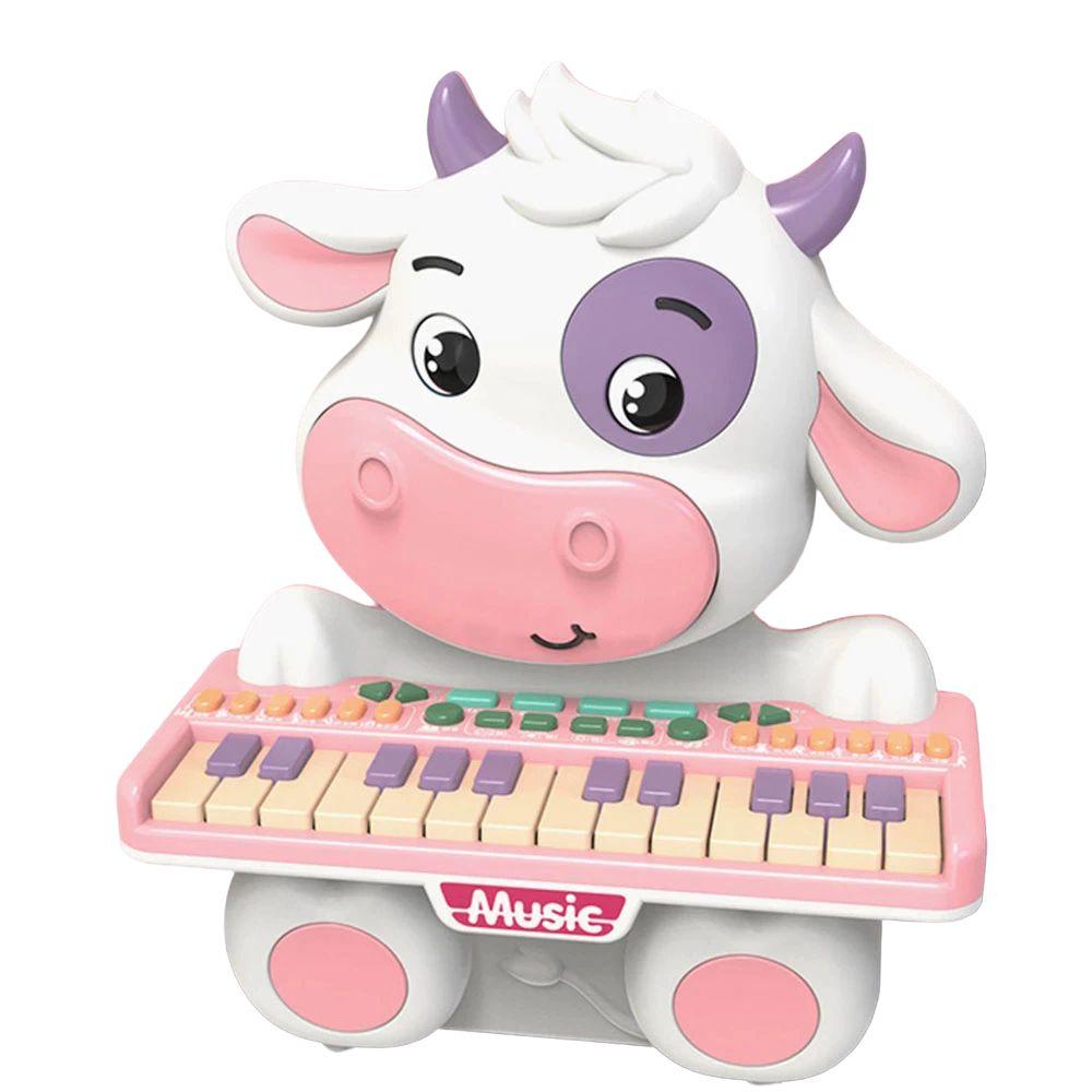 Piano Musical Juguete Interactivo Bebe Vaquita Spacezat-0