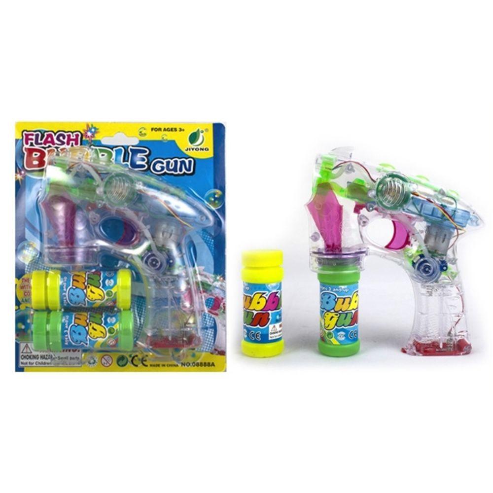 Pistola Lanza Burbujas de Juguete con Luces-0