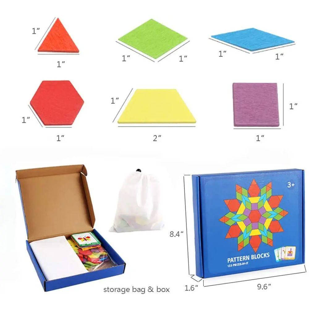 Juguete Didáctico Tangram Madera 155 pcs-2