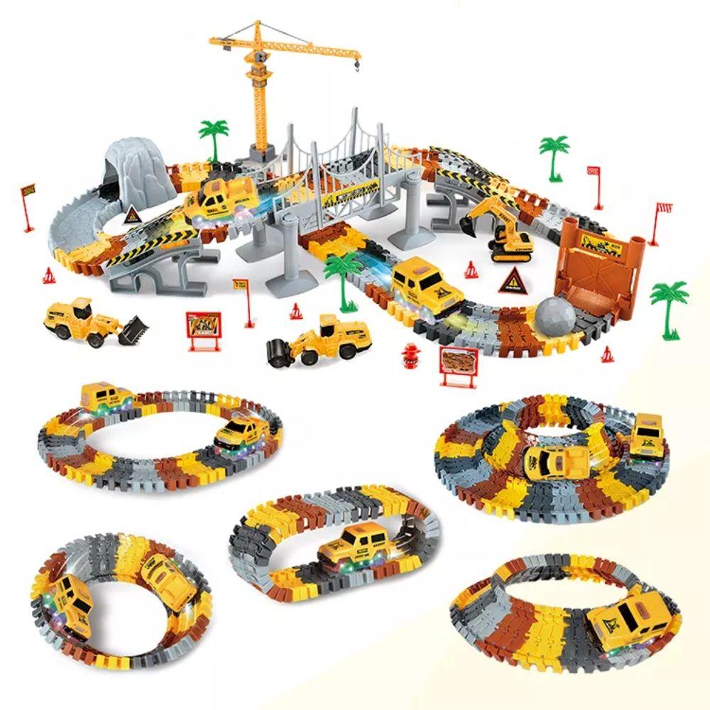 Pista de Ingenieria para Niños 177 piezas-3