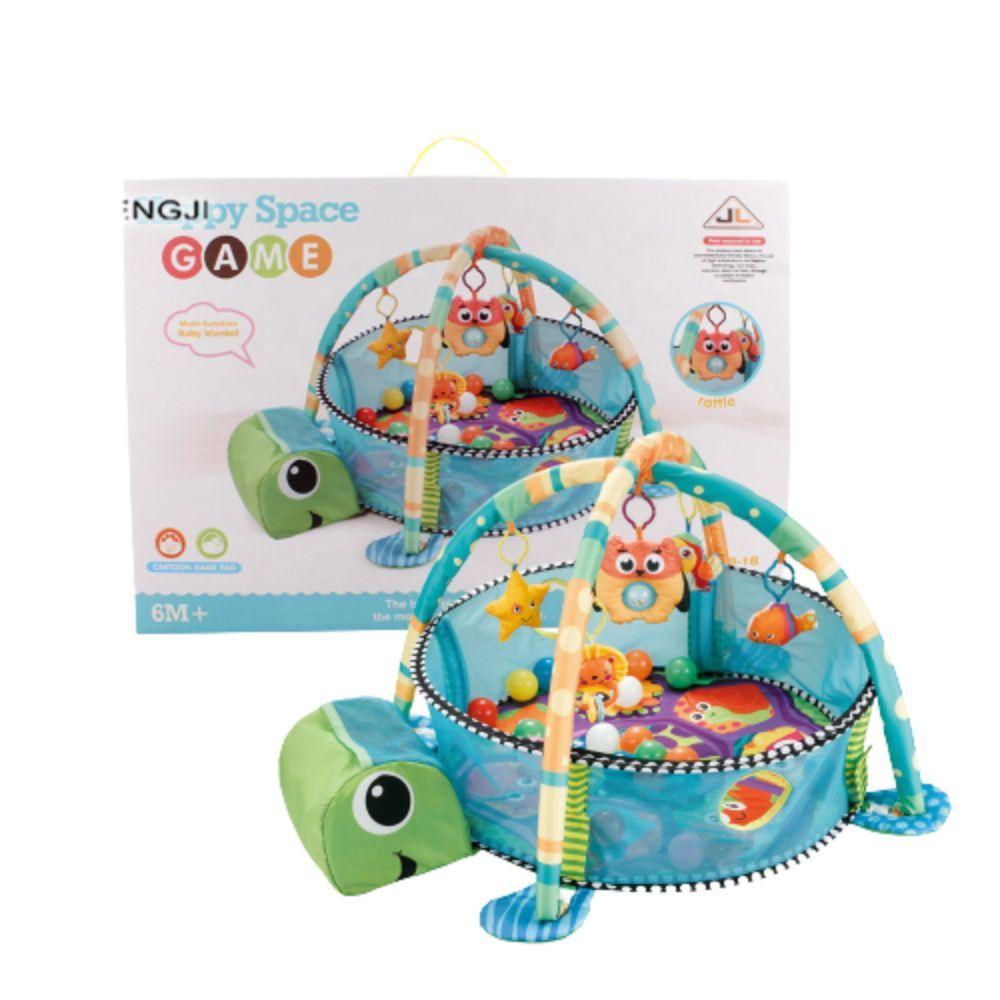 Piscina Gimnasio para Bebe + Pelotitas Tortuguita-1