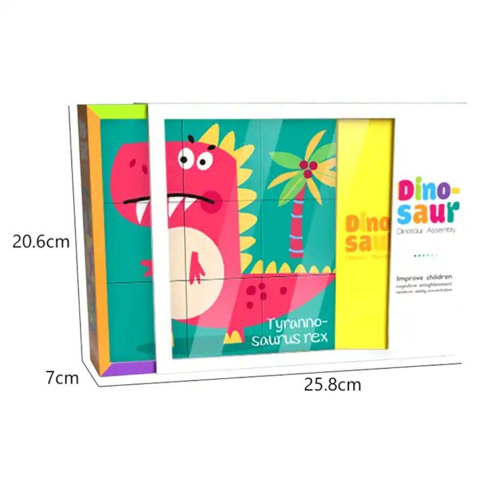 Puzzle en Bloques de Dinosaurios 6 en 1 +2 años-2