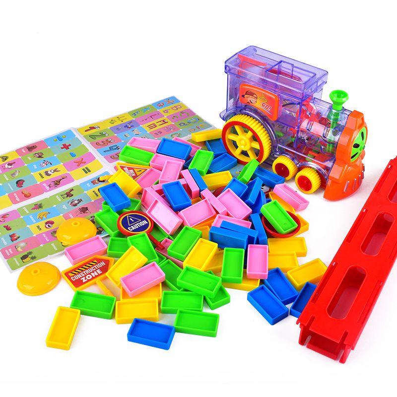 Juego de Ferro Automático con Bloques de Dominó Apilables-3